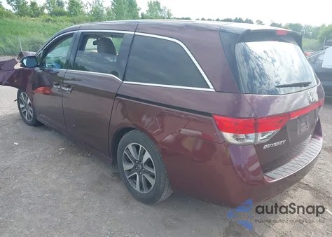 2014 Honda Odyssey Touring/Touring Elite from USA, damaged, VIN 5FNRL5H90EB120999